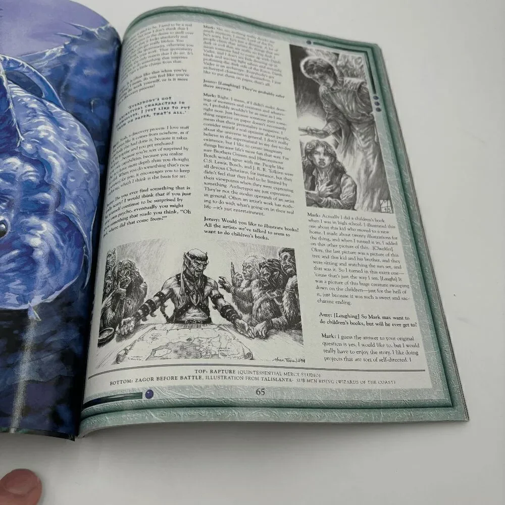 1995 THE DUELIST DECKMASTER MAGAZINE #7‎ Includes Mark Tedin Art Poster